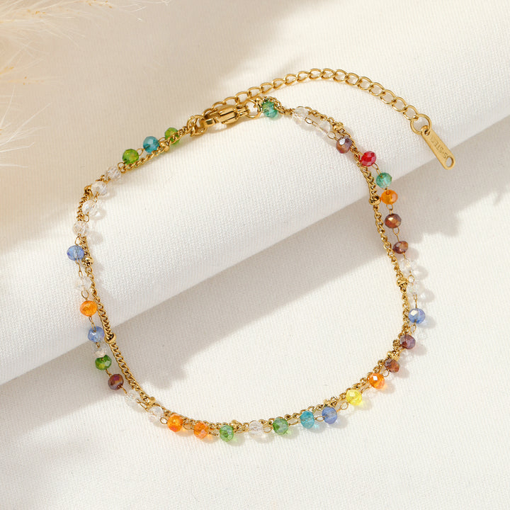 Tropic Dot Tiny Anklet