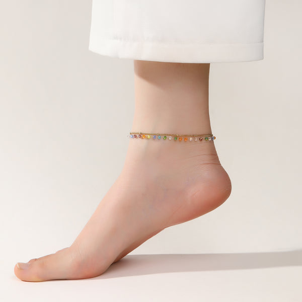 Tropic Dot Tiny Anklet