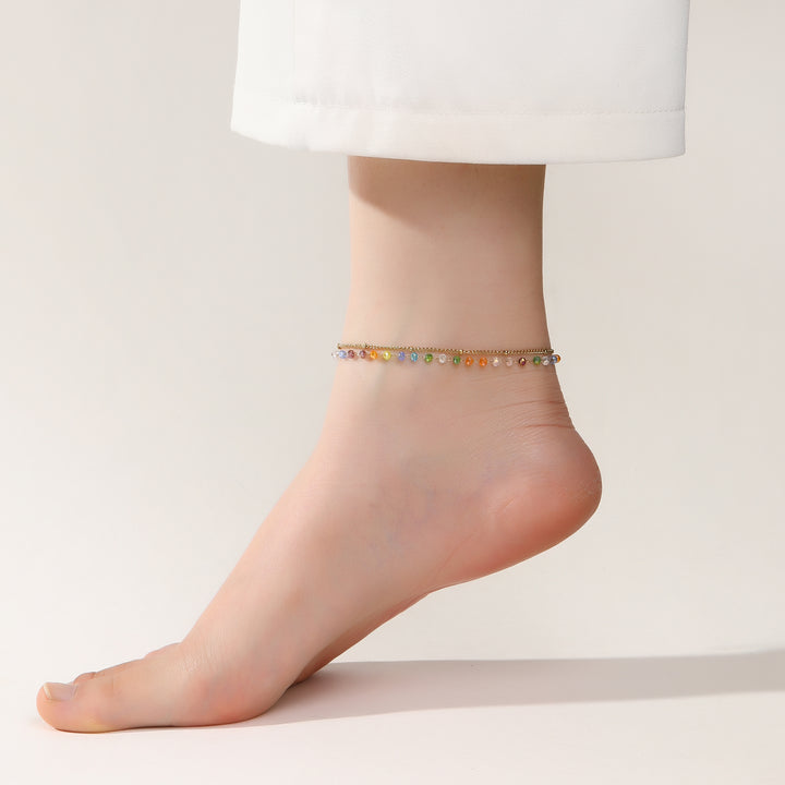 Tropic Dot Tiny Anklet