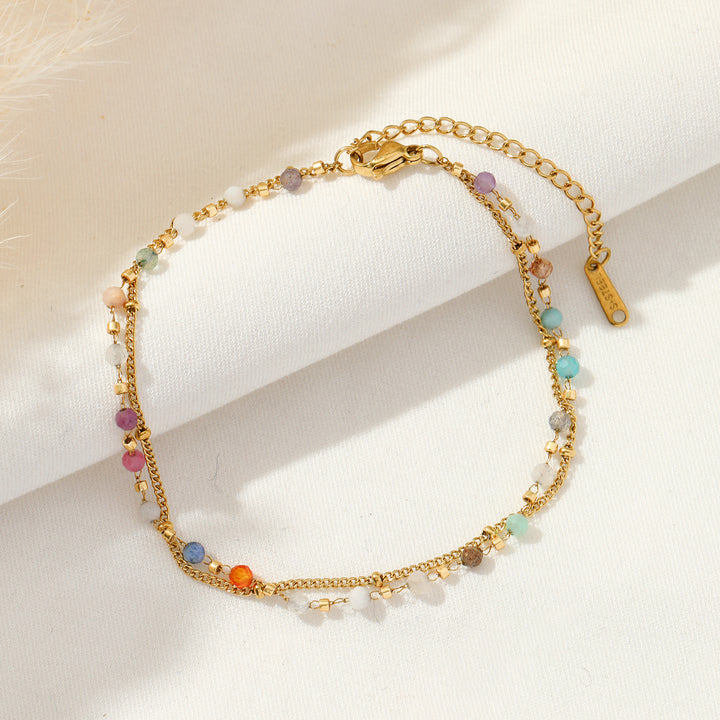 Confetti Dot Tiny Anklet