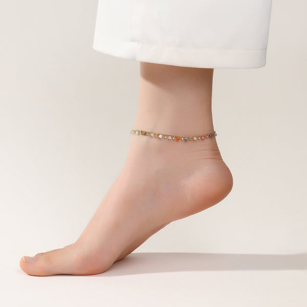 Confetti Dot Tiny Anklet