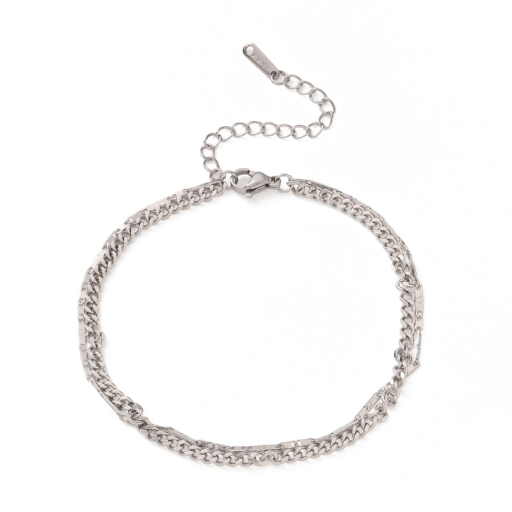 Silver Whisper Minimal Anklet