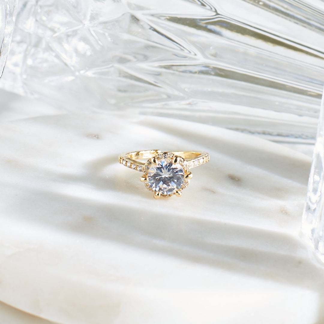 Imperial Sparkle Diamond Ring - Salty Accessories