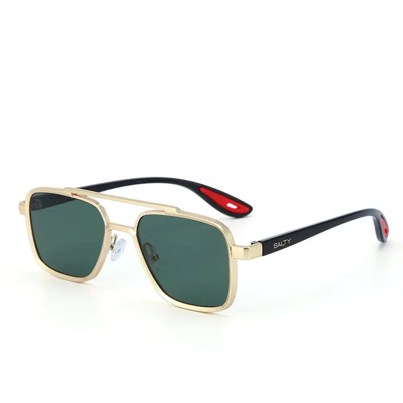 Aero Edge Navigator Shades - Gold | Salty