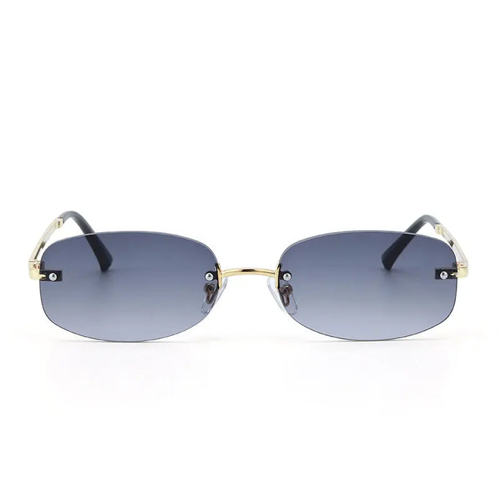 Aero Rimless Edge Shades - Smoke | Salty