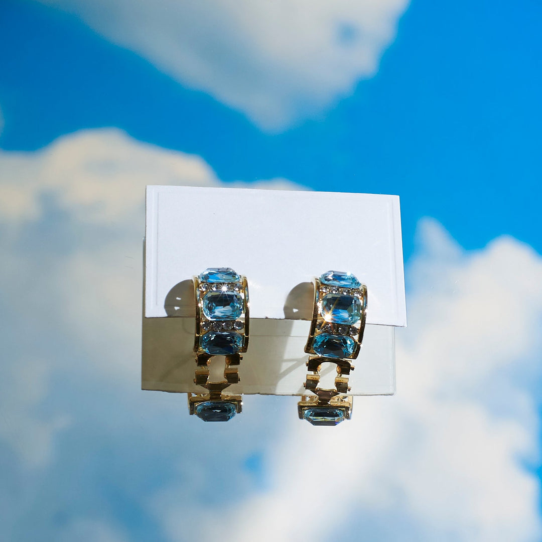 Aesthetic Teal Earrings - Salty Accessories