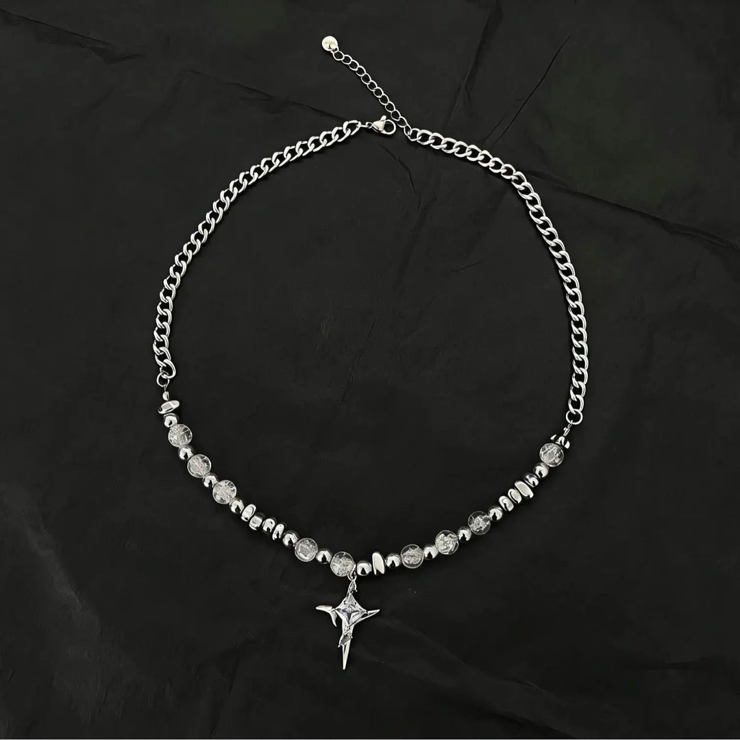 Aether Crystal Beaded Necklace | Salty