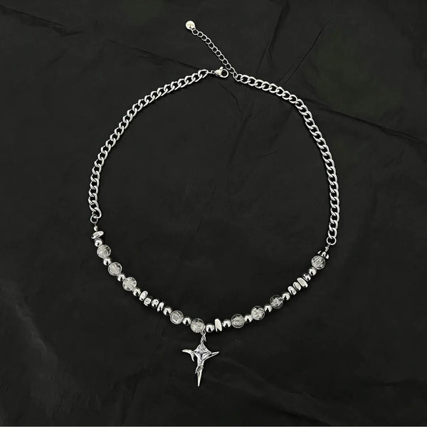 Aether Crystal Beaded Necklace