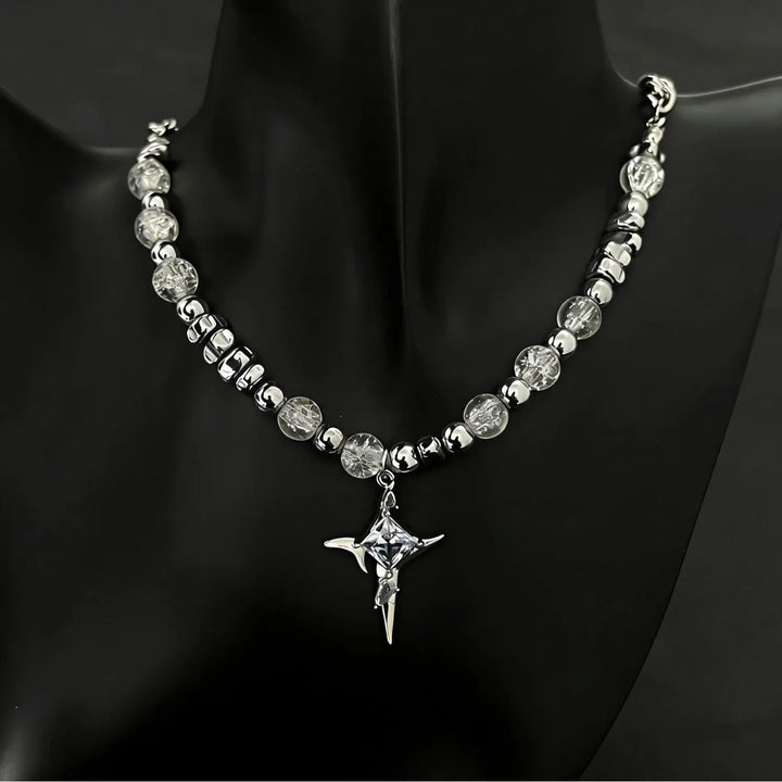 Aether Crystal Beaded Necklace | Salty
