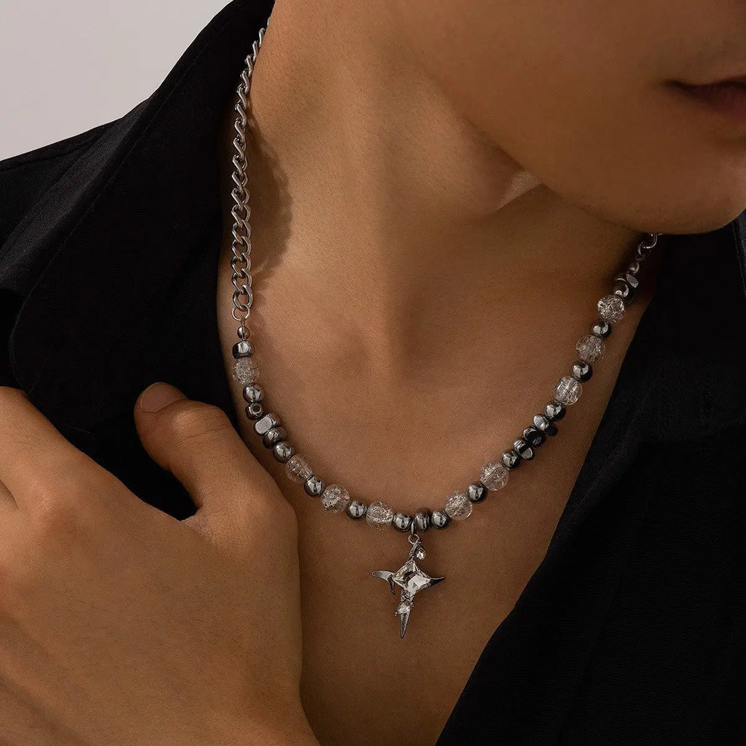 Aether Crystal Beaded Necklace | Salty