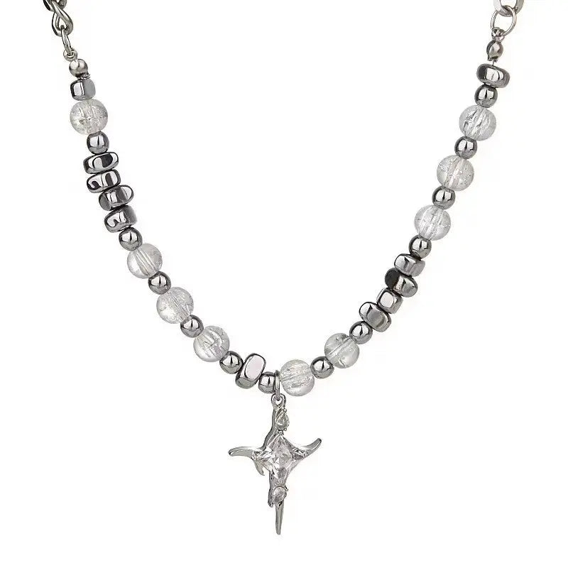 Aether Crystal Beaded Necklace | Salty