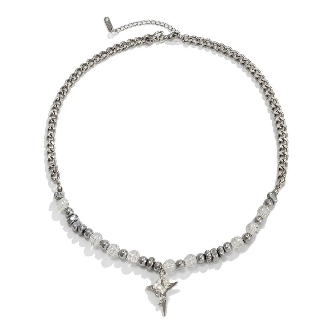 Aether Crystal Beaded Necklace | Salty