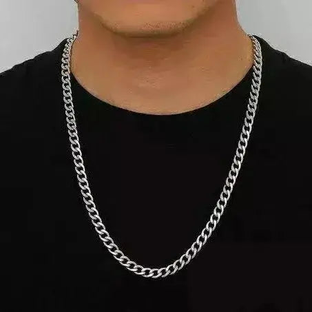 Alan Silver Long Chain - Salty Accessories