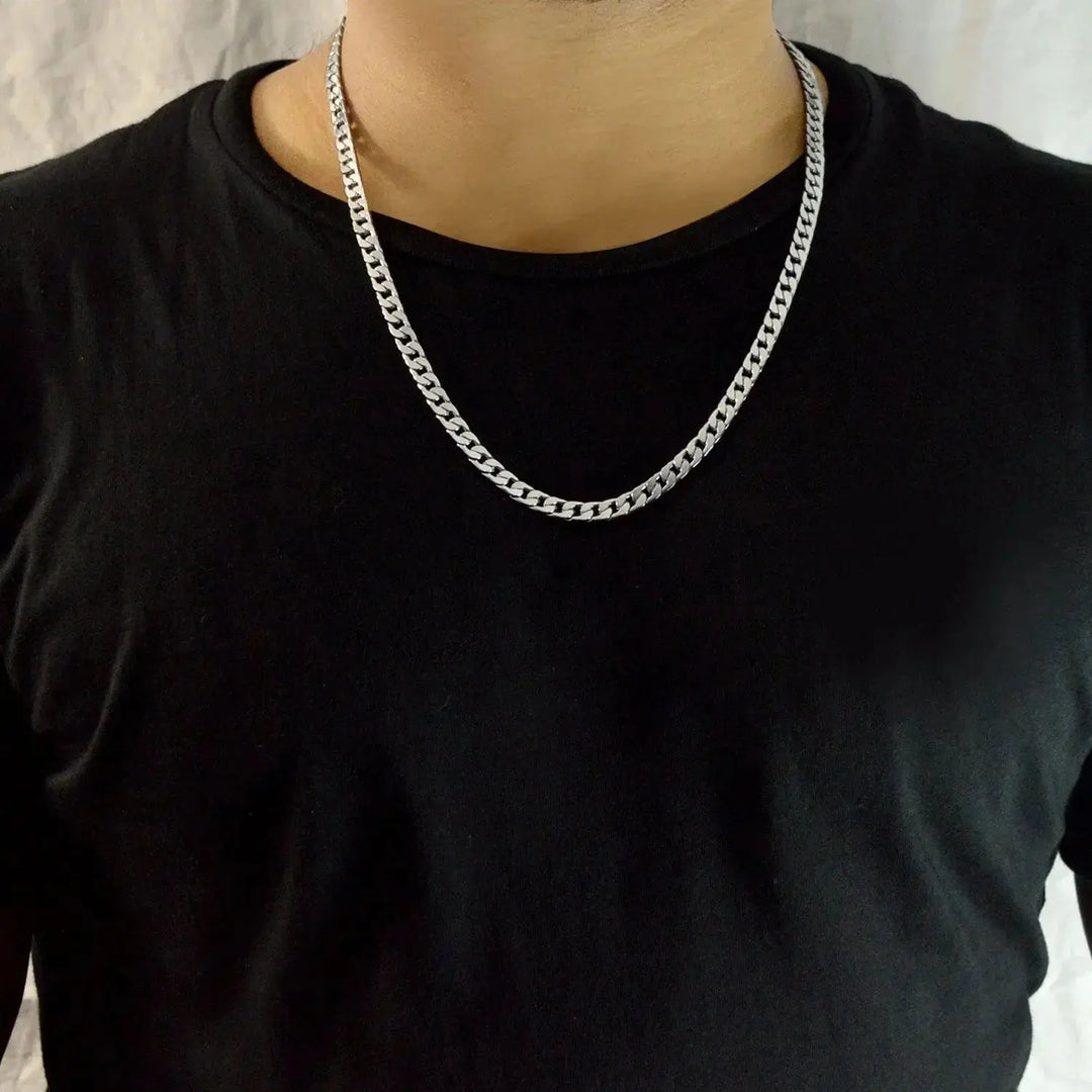 Alan Silver Long Chain - Salty Accessories