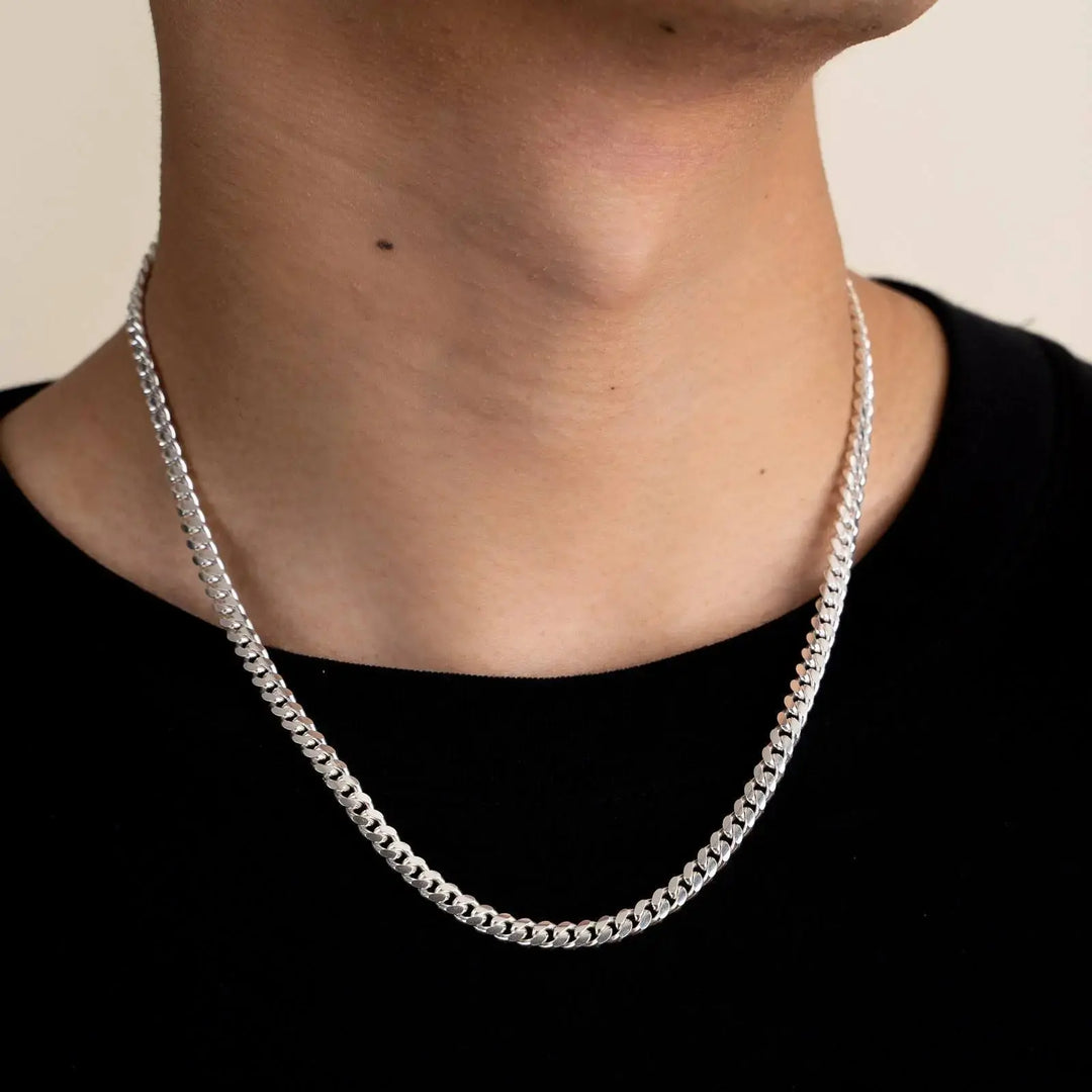 Alan Silver Long Chain - Salty Accessories