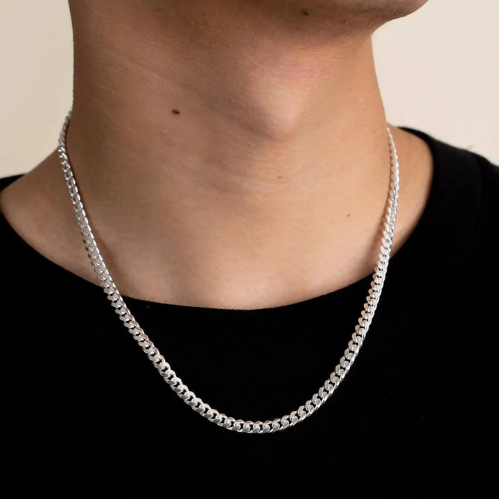 Alan Silver Long Chain - Salty Accessories