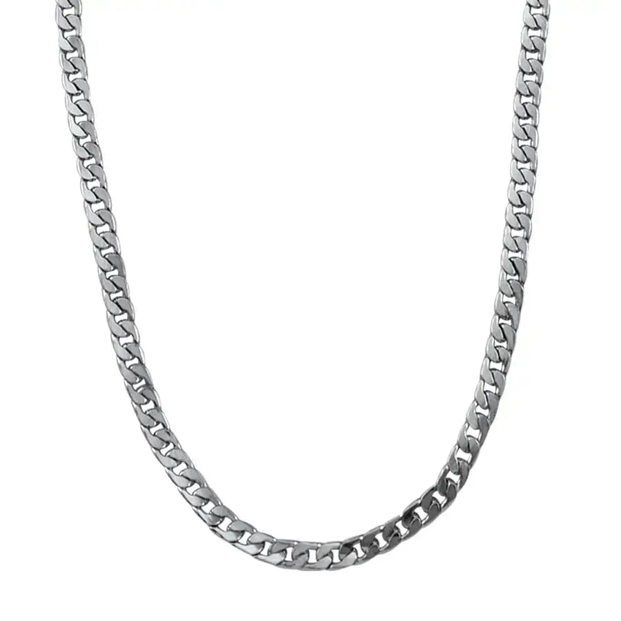 Alan Silver Long Chain - Salty Accessories