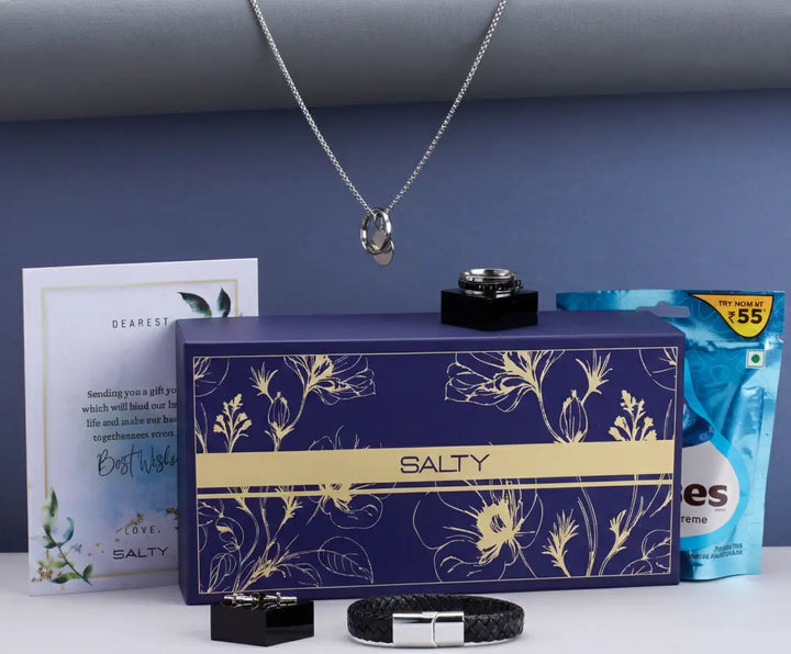 All That He Needs Personalised Gift Hamper for Him | Salty