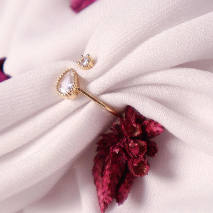 Almond Diamond Ring - Salty Accessories
