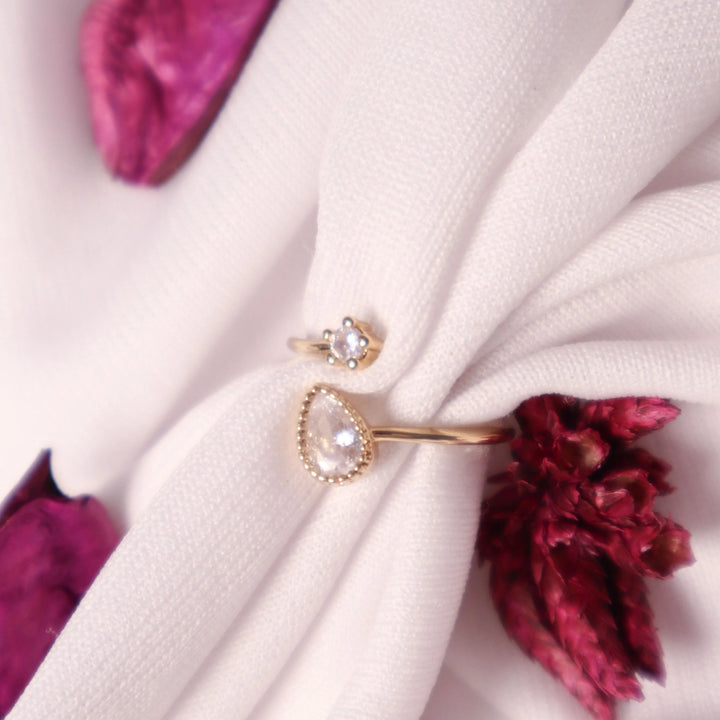 Almond Diamond Ring - Salty Accessories