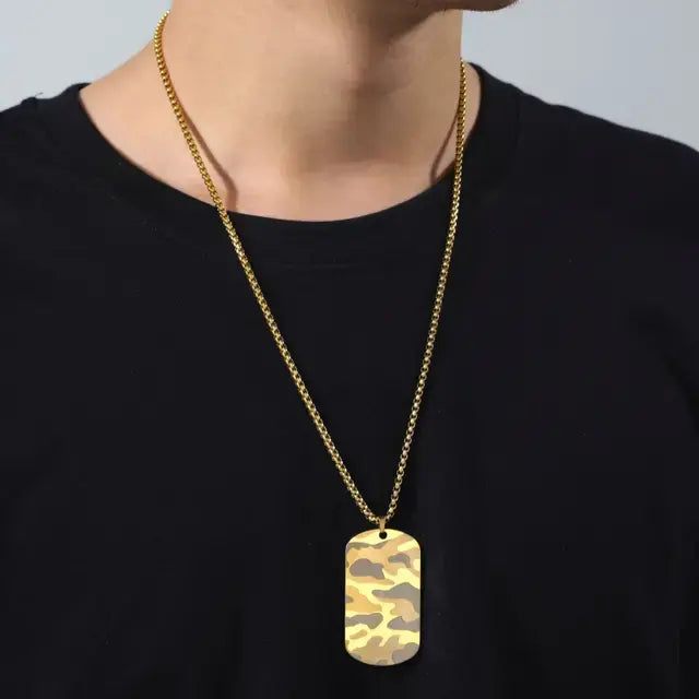 Alpha Alloy Dog-Tag Chain - Salty Accessories