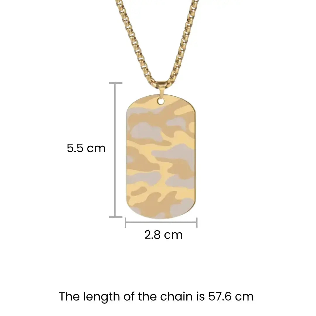 Alpha Alloy Dog-Tag Chain - Salty Accessories