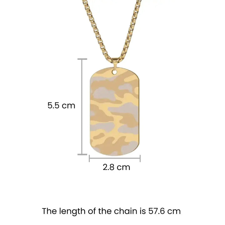 Alpha Alloy Dog-Tag Chain - Salty Accessories