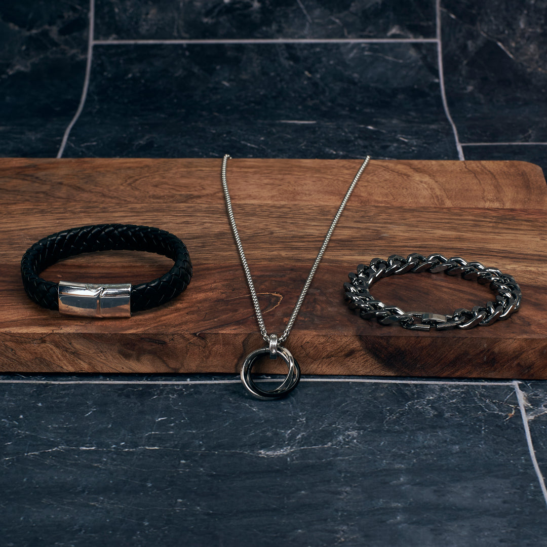 Gravity Loop Leather and Steel Trio Combo Set