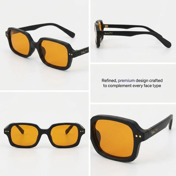 Amber Vision Square Shades – Yellow