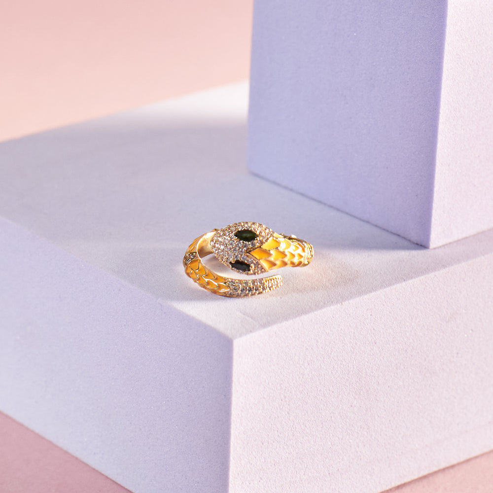 Amber Snake Ring Salty