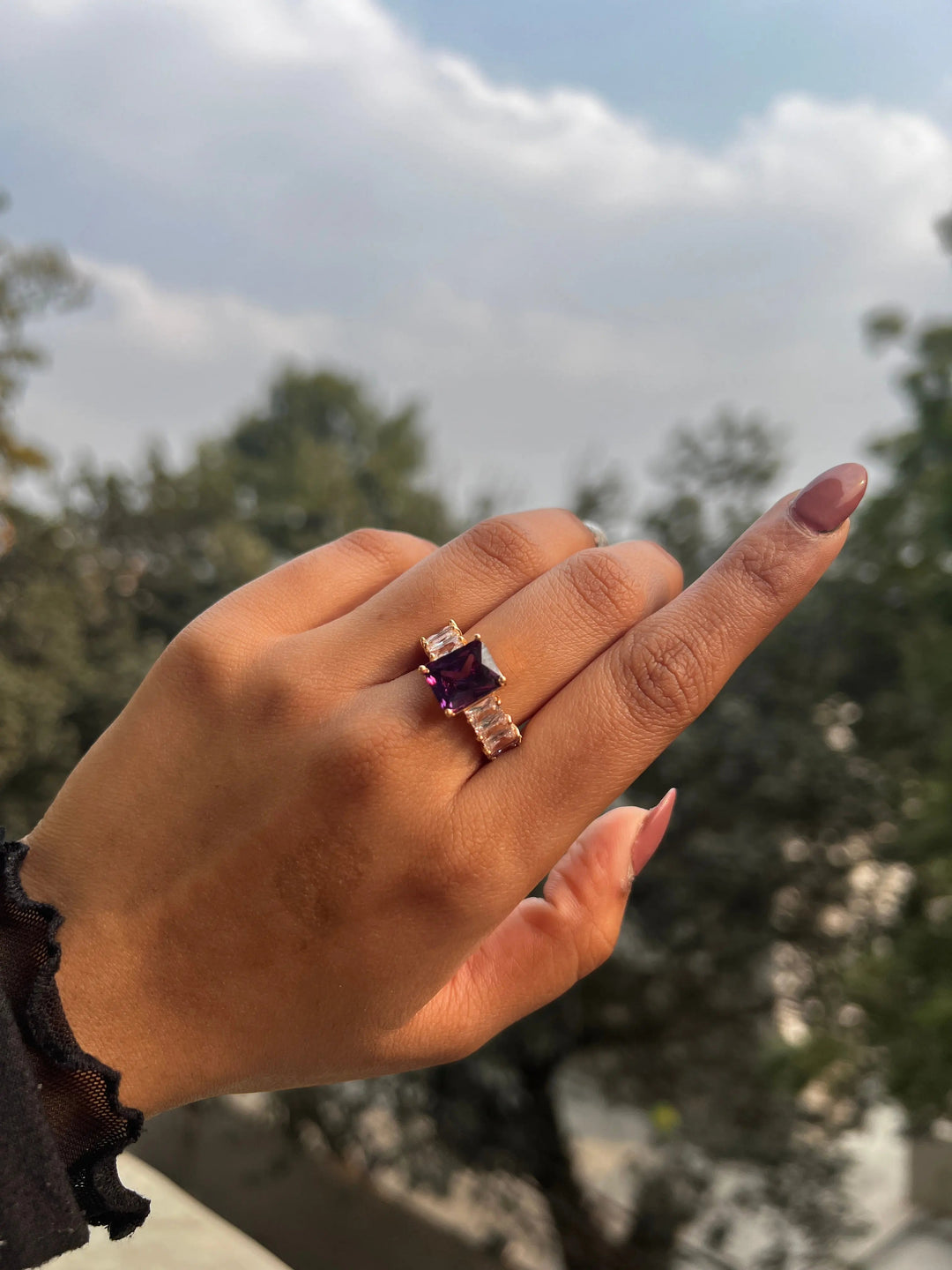 Ameth Promise Gold band ring - Salty Accessories