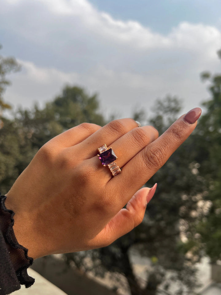 Ameth Promise Gold band ring - Salty Accessories