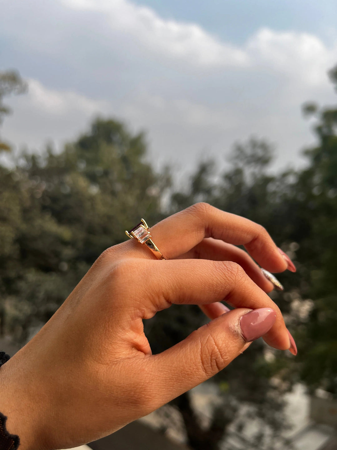 Ameth Promise Gold band ring - Salty Accessories