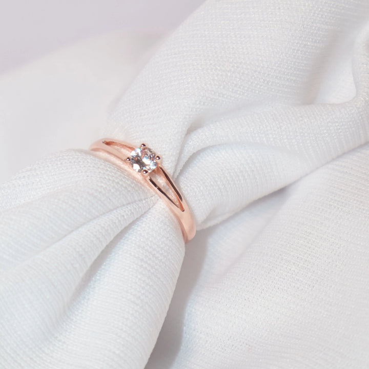 Amour Solitaire Ring - Salty Accessories