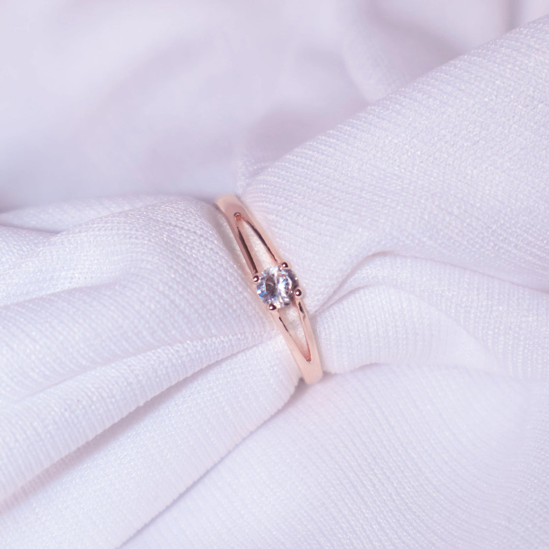Amour Solitaire Ring - Salty Accessories