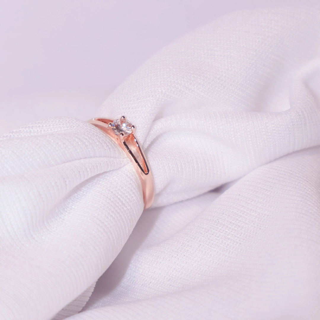 Amour Solitaire Ring - Salty Accessories