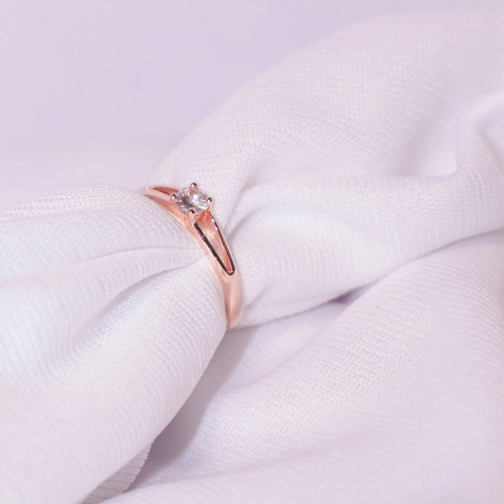 Amour Solitaire Ring - Salty Accessories