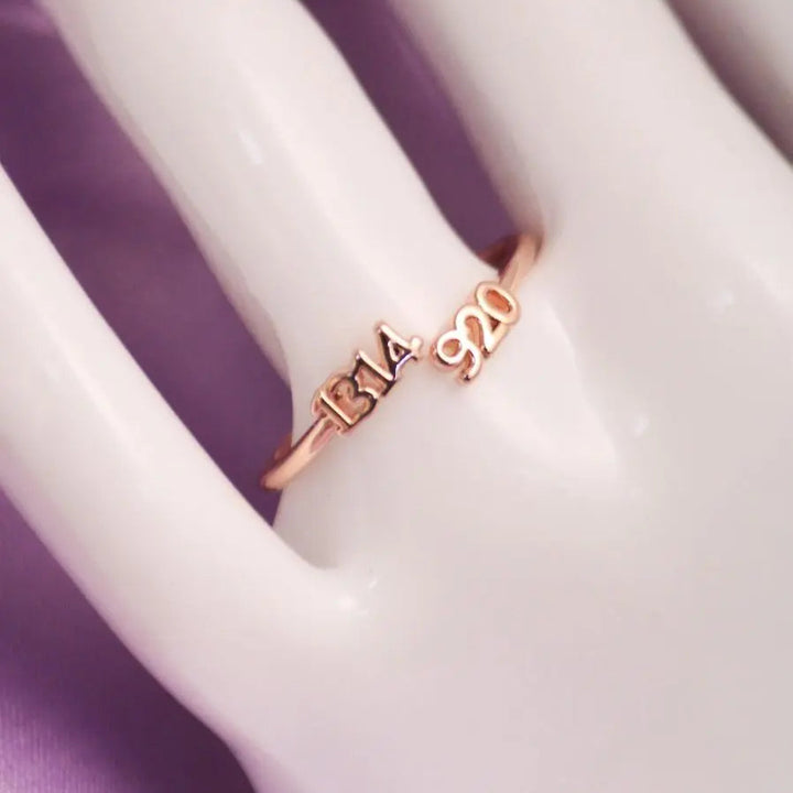 Angel Numbers Ring - Salty Accessories