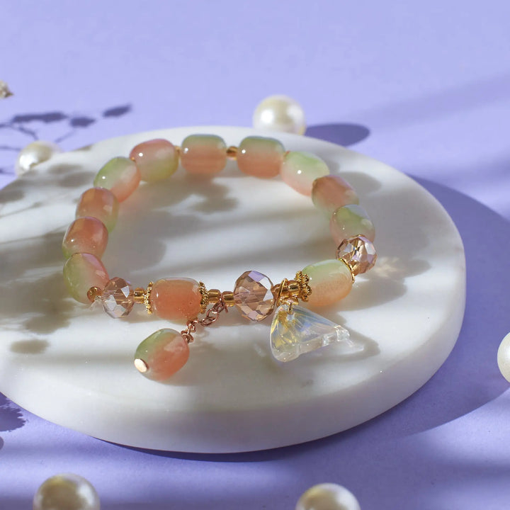 Angelite Soothing Beaded Bracelet - Salty Accessories