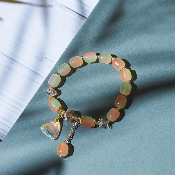 Angelite Soothing Beaded Bracelet - Salty Accessories
