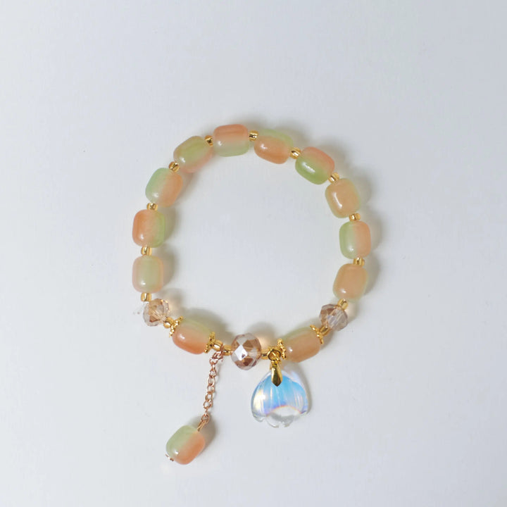 Angelite Soothing Beaded Bracelet - Salty Accessories