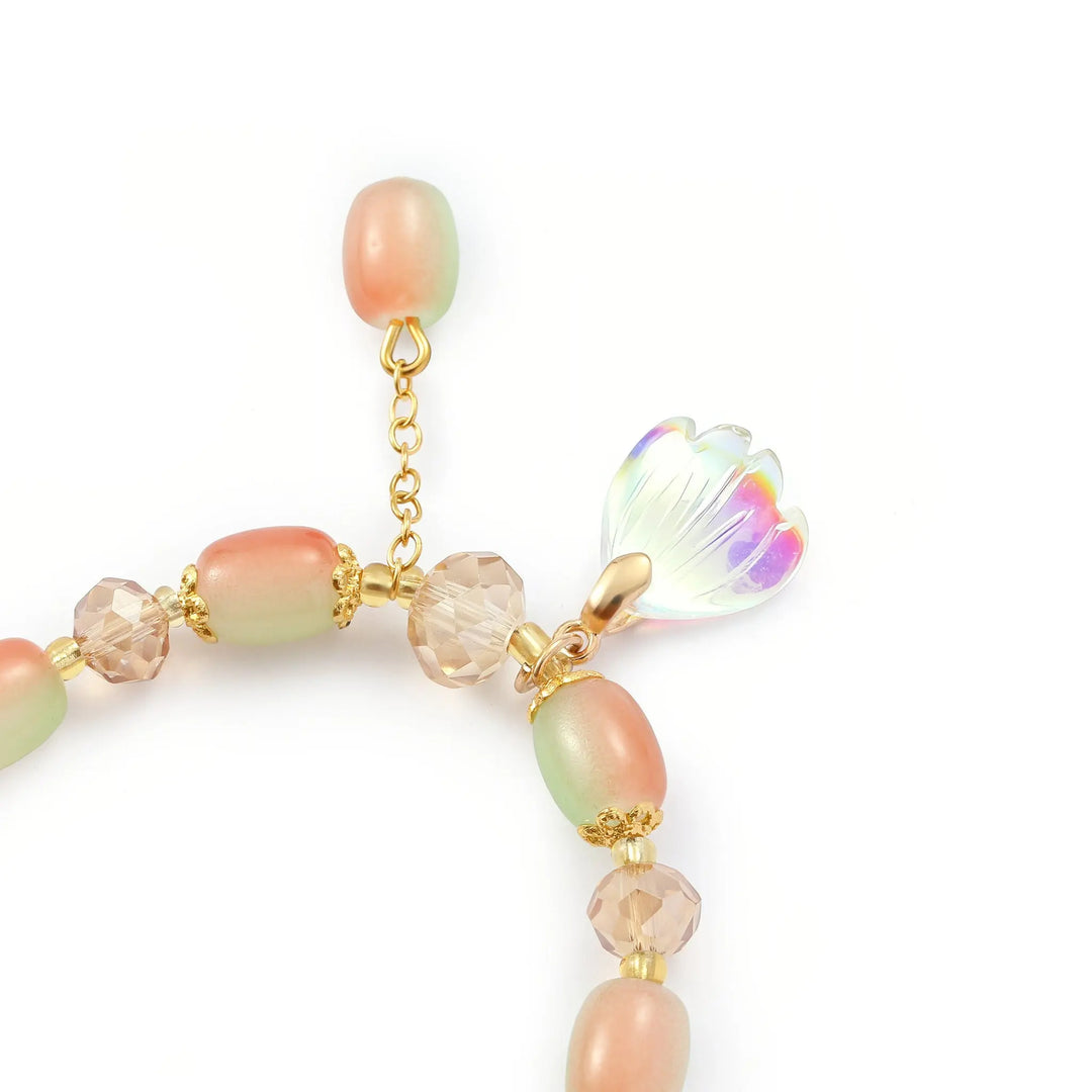 Angelite Soothing Beaded Bracelet - Salty Accessories