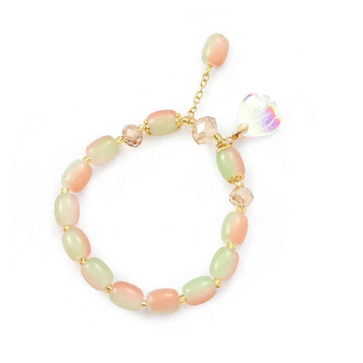 Angelite Soothing Beaded Bracelet - Salty Accessories