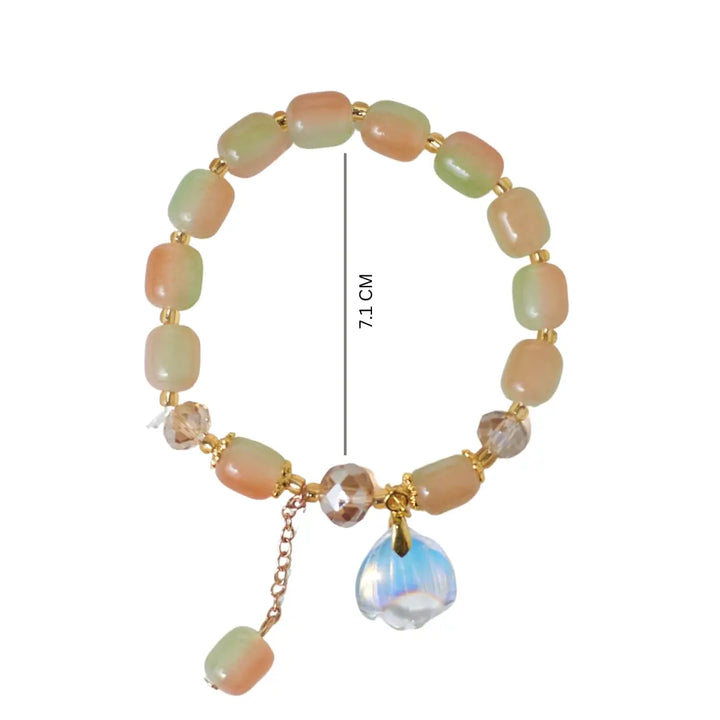 Angelite Soothing Beaded Bracelet - Salty Accessories