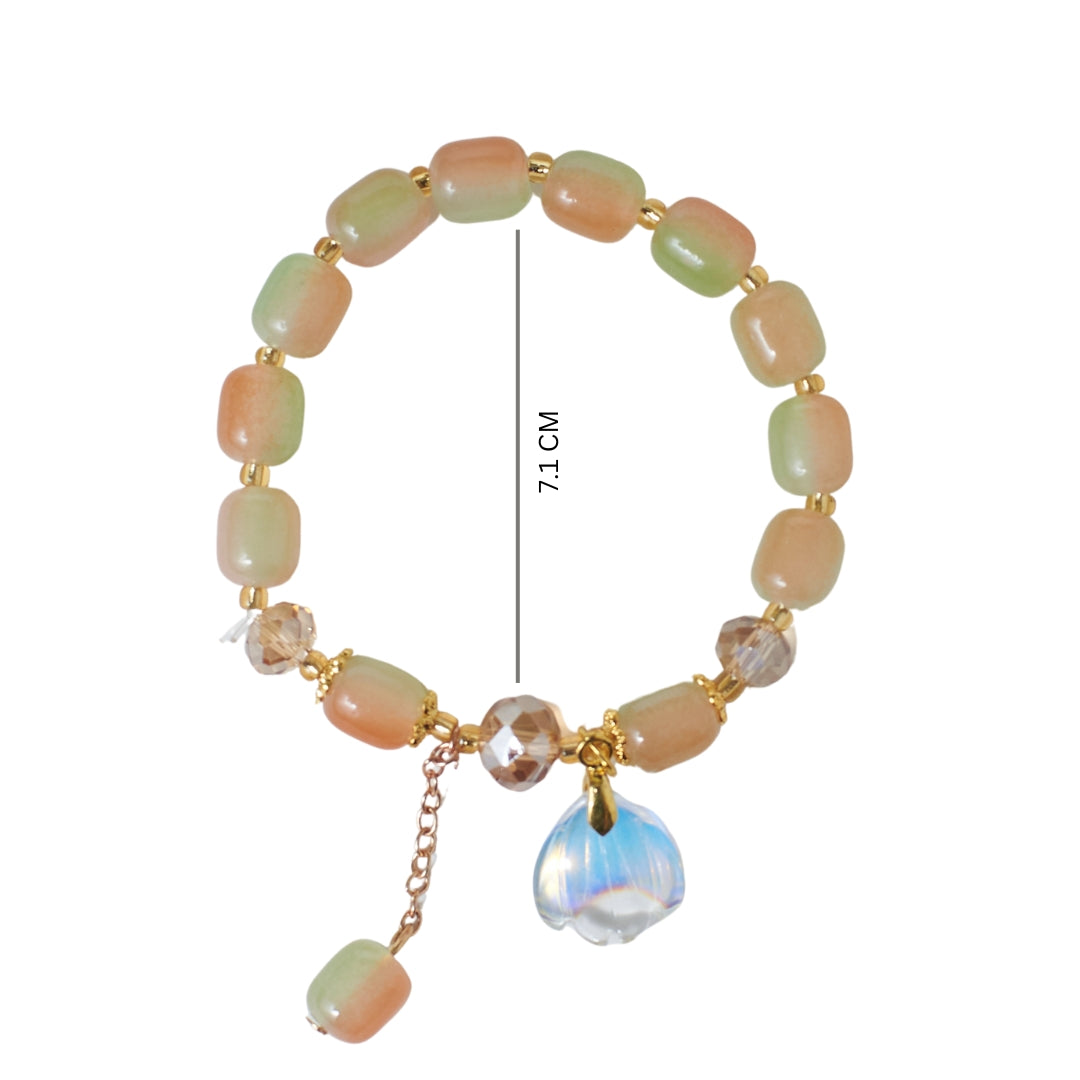 Angelite Soothing Beaded Bracelet | Salty