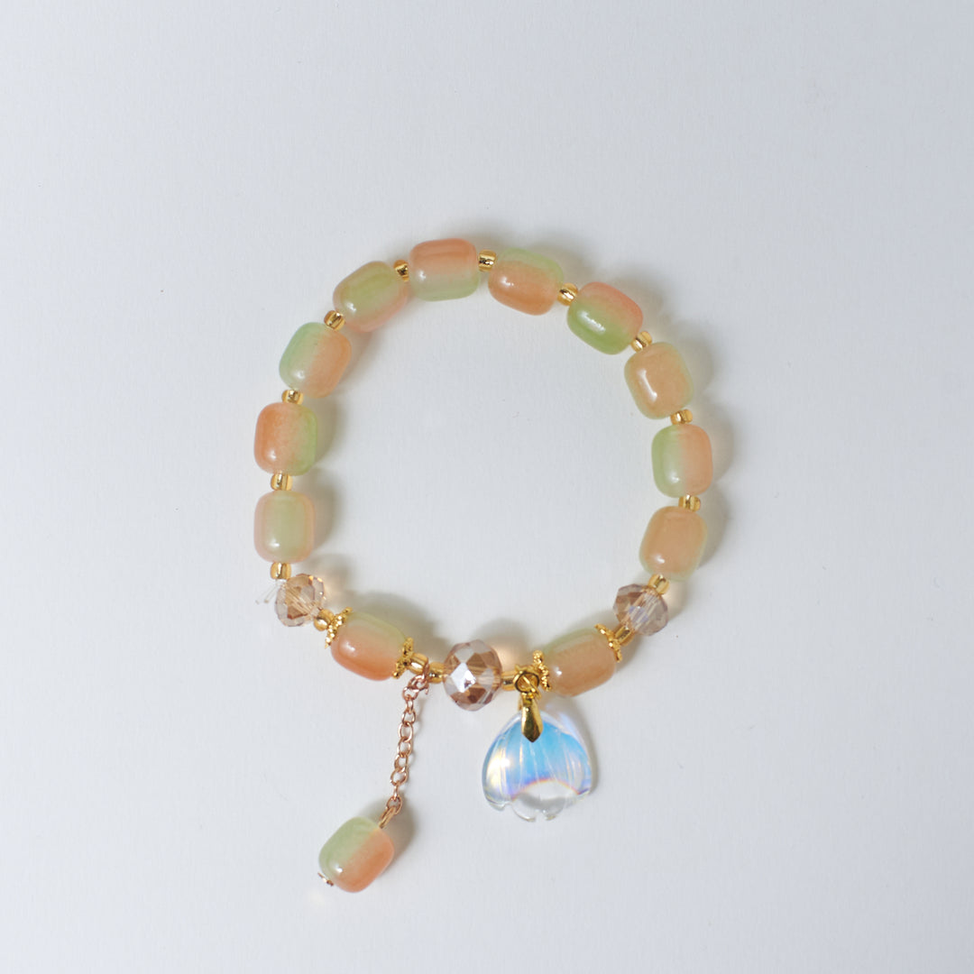 Angelite Soothing Beaded Bracelet Salty