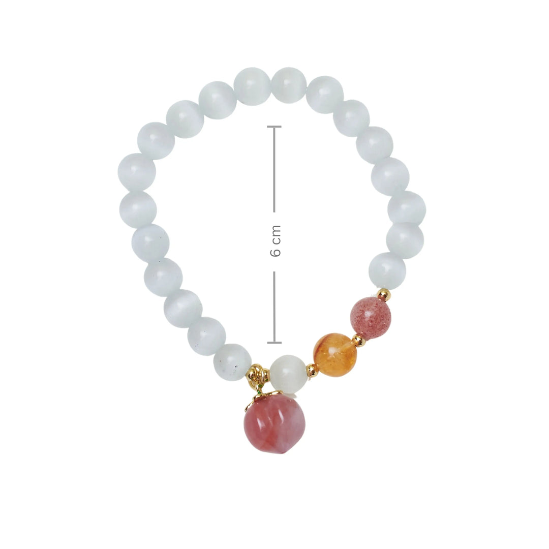 Anti-Stress Ivory Orb Beaded Band - Salty Accessories