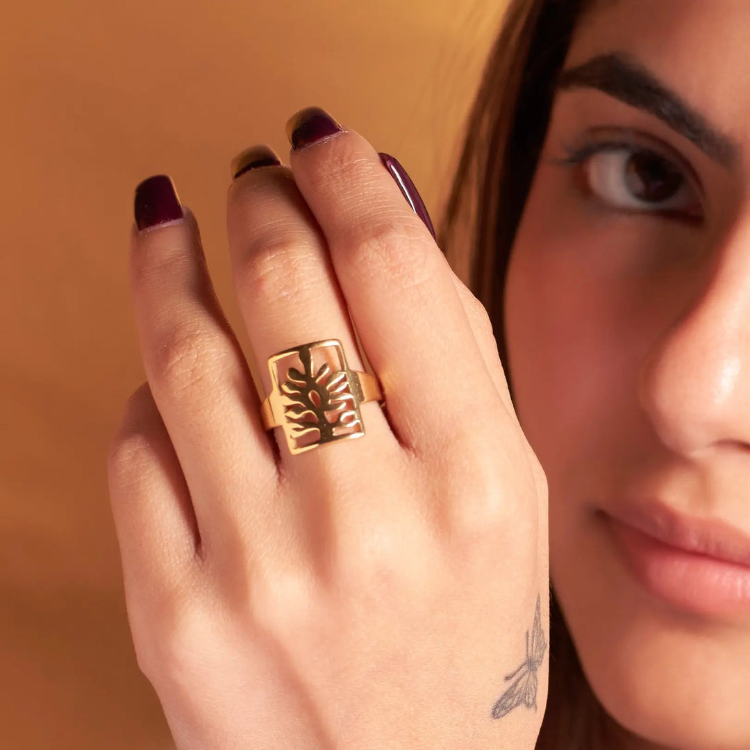 Antique Square Symphony Ring - Salty Accessories