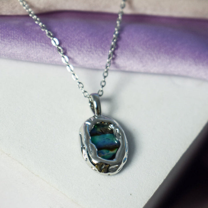 Antique Silver Mystic Magical Crystal Necklace - Salty Accessories