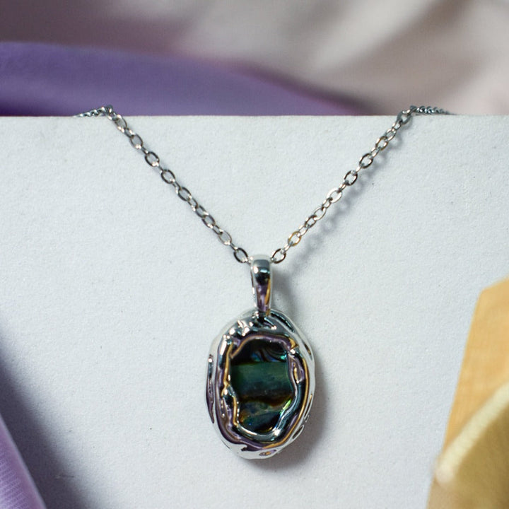 Antique Silver Mystic Magical Crystal Necklace - Salty Accessories